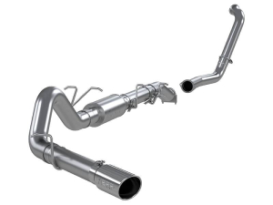 MBRP 4" Turbo Back Single Side (Stock Cat) Exit - AL for 2003-2007 Ford Powerstroke 6.0L - S6206AL