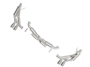 aFe 304 Stainless CAT Back Exhaust System for 2012-2016 Porsche 911 Carrera S Polished