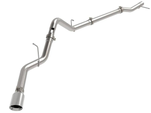 DPF Back Exhaust Large Bore HD 3" for 2023, 2024+ Chevy Silverado / GMC Sierra 3.0L LZO Diesel - Polished Tip