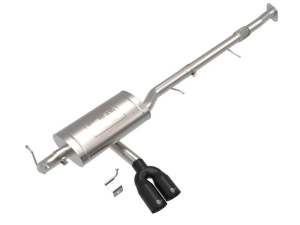 aFe Rebel Series 304SS CAT Back Exhaust for 2023-2025 Chevy Colorado and GMC Canyon 2.7T Black