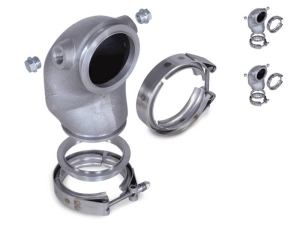 3" VBand Tight Radius CAST Downpipe