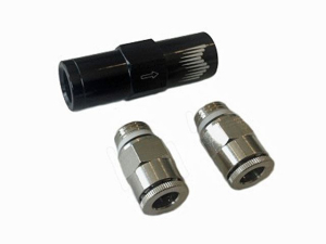Snow Performance High Flow Water Check Valve Quick-Connect Fittings - for .25 Inch Nylon Line