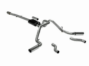 Flowmaster American Thunder Cat-Back Exhaust System for 2019-2021 GMC Sierra, 2019-2021 Chevy Silverado - 817853