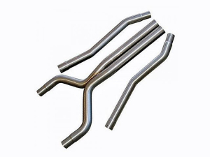 BBK Performance High Flow After Cat X Pipe - Aluminized Steel