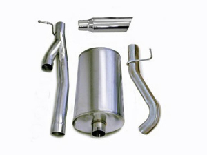 Corsa Perfromance Single Side Exit Catback with 4.0 Inch Tip - Sport Sound Level