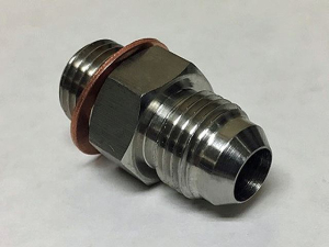 Fitting Metric 14mm to 6AN - Male to Male - For coolant or oil - GT or GTX 28 30 35