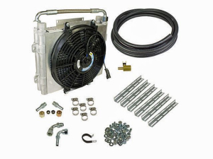 BD Diesel Xtrude Double Stacked Transmission Cooler Kit - Universial 0.50 inch Tubing