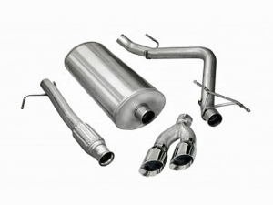 Corsa Performance Single Side Exit Catback  with Twin 4.0 Inch Tip - Sport Sound Level