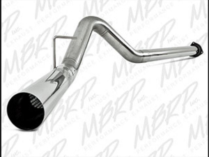 MBRP 4" Filter Back Single No Muffler - T409 for 2011-2014 Ford Powerstroke 6.7L - S6287SLM
