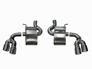 Corsa Performance Dual Rear Exit Axle-Back with Twin 4.0 Inch Tips - Sport Sound Level