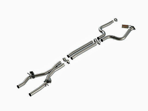 Borla X-Pipe with Mid Pipes and AFM Valves