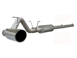 aFe Power Large Bore-HD 4 Inch 409 Stainless Steel Cat-Back Exhaust System