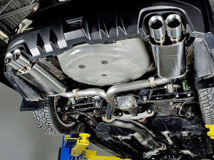 GrimmSpeed CAT Back Exhaust System - NonResonated for 2011-2021 Subaru STi & WRX Sedan - 070034