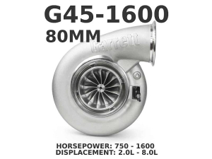 Garrett G45-1600 80mm G Series Turbo