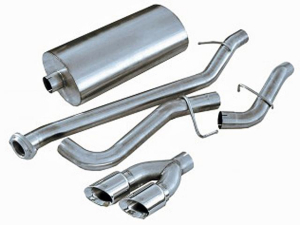 Corsa Performance Single Side Exit Cat-Back with Twin 4.0 Inch Tip - Sport Sound Level