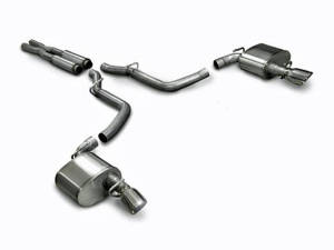 Corsa Performance Dual Rear Exit Cat-Back with 4.0 Inch Tips - Xtreme Sound Level