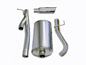 Corsa Performance Single Side Exit Cat-Back with 4.0 Inch Tip - Sport Sound Level