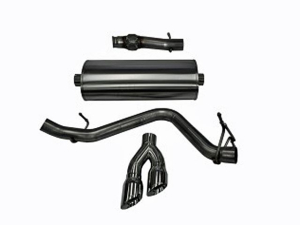 Corsa Performance Single Side Exit Cat-Back with Twin 4.0 Inch Tip - Sport Sound Level