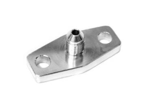 Oil Feed Flange with -4an Male Flare (T3 to GT55), ATP-FLA-020