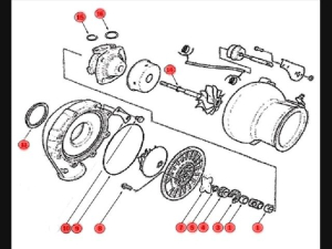 Garrett Ford 7.3L TP38-GTP38 Standard Turbo Rebuild Kit