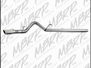 MBRP 4" Filter Back Single Side Exit - AL for 2008-2010 Ford Powerstroke 6.4L - S6242AL
