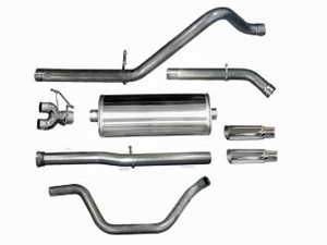 Corsa Performance Dual Rear Exit Catback with 4.0 Inch Tips - Sport Sound Level