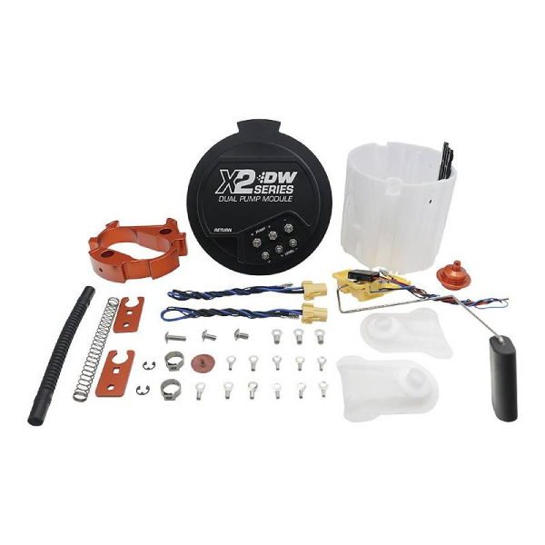 2006+ Hemi Challenger/Charger X2 Dual 400LPH Fuel Pump Module | DeatschWerks