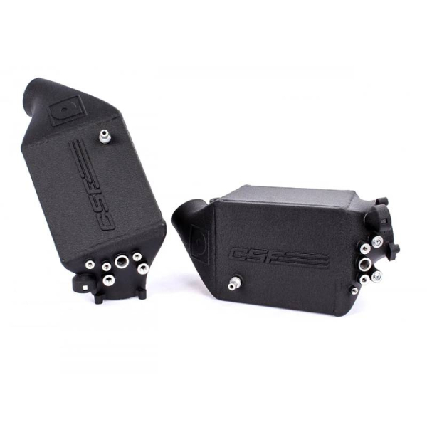 CSF Twin Charge Air-Cooler Intercooler Set for 2012-2019 BMW F1X M5 / M6 S63TU Crinkle Black