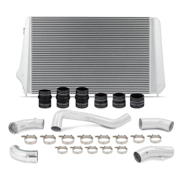Mishimoto Duramax 6.6L L5P Performance Intercooler Kit (FMIC) w- Piping for 2017-2019 Chevy/GMC - MMINT-DMAX-17K