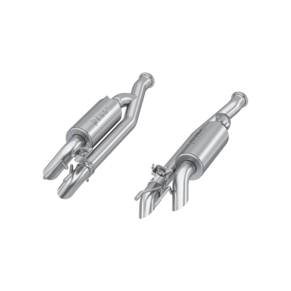 MBRP 2.5 Inch CAT Back Active Profile Quad Rear Exit Exhaust for 2019-2025 Mercedes G63 AMG