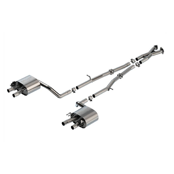 2022+ Stinger 3.3TT Borla S Type Active CAT Back Exhaust System