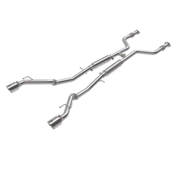 2023+ Nissan 400Z aFe Takada SS CAT Back Exhaust w- Polished Tips