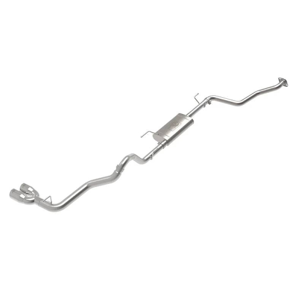 Vulcan Stainless CAT Back w- Dual Tips for 2024 and Up Toyota Tacoma 2.4L Turbo