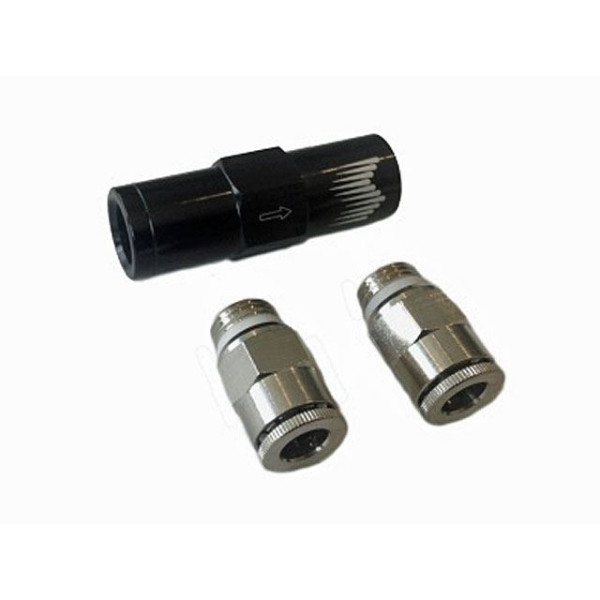 Snow Performance High Flow Water Check Valve Quick-Connect Fittings - for .25 Inch Nylon Line