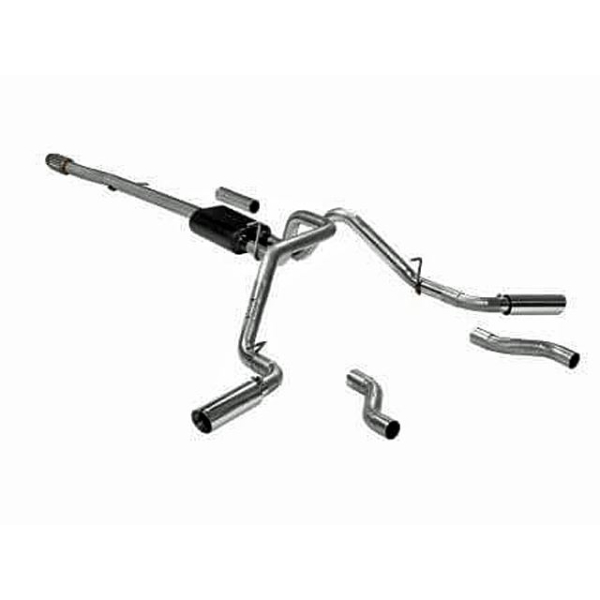 Flowmaster American Thunder Cat-Back Exhaust System for 2019-2021 GMC Sierra, 2019-2021 Chevy Silverado - 817853