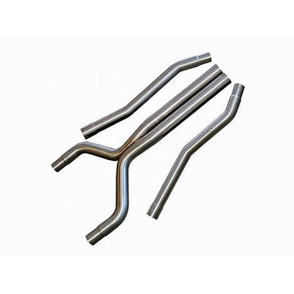 BBK Performance High Flow After Cat X Pipe - Aluminized Steel