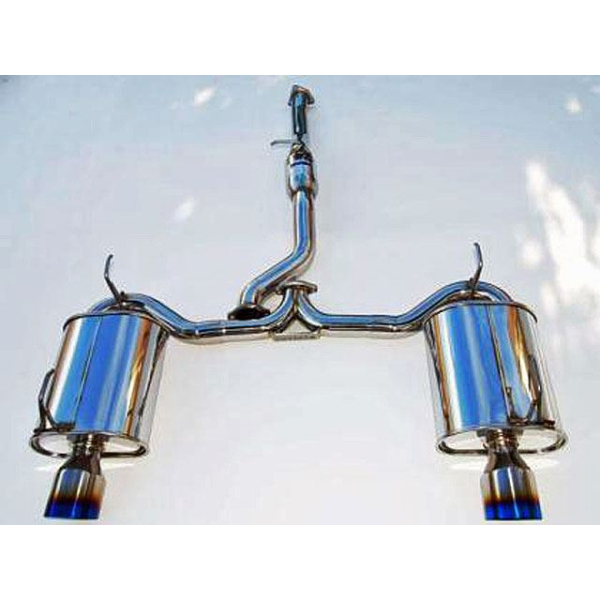 Invidia Q300 Dual Titanium Tip Cat Back Exhaust - 70mm