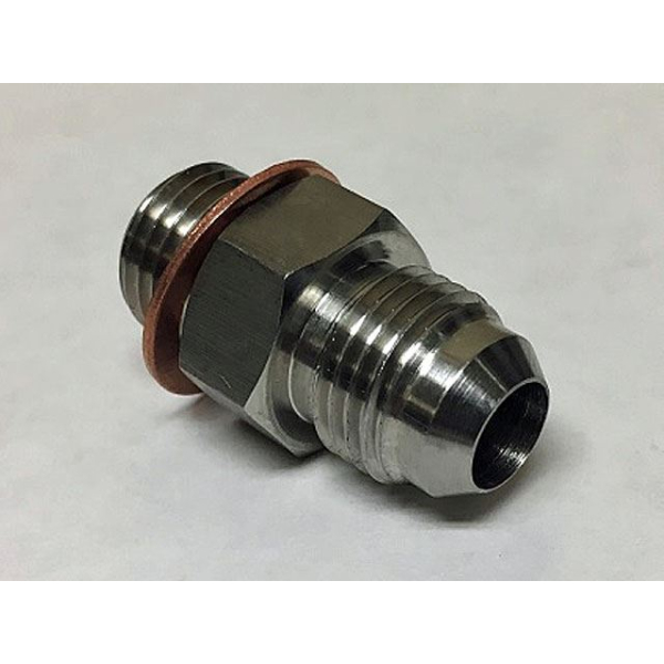 Fitting Metric 14mm to 6AN - Male to Male - For coolant or oil - GT or GTX 28 30 35