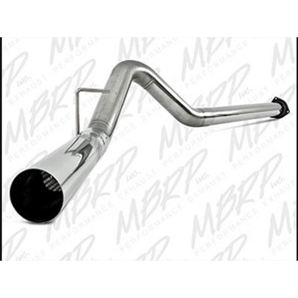 MBRP 4" Filter Back Single No Muffler - T409 for 2011-2014 Ford Powerstroke 6.7L - S6287SLM