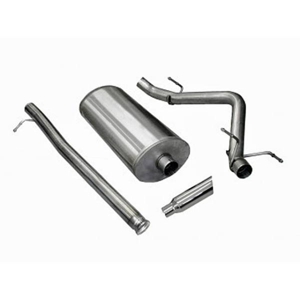 Corsa Performance Single Side Exit Catback with 4.0Inch Tip - Sport Sound Level