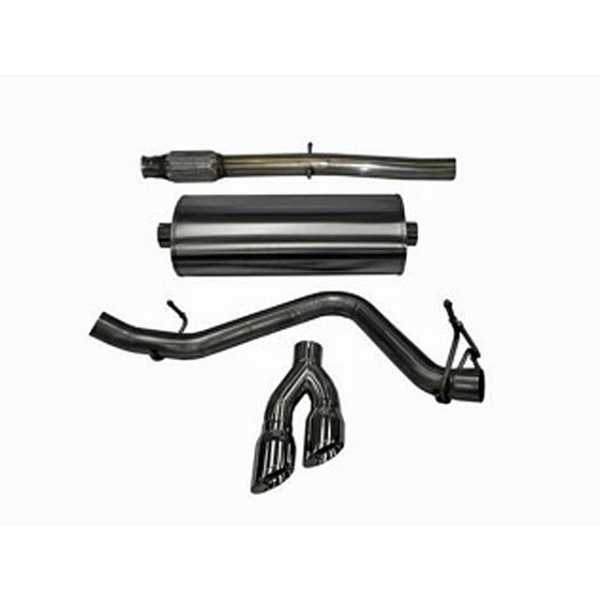 Corsa Performance Single Side Exit Catback with Twin 4.0 Inch Tip - Touring Sound Level