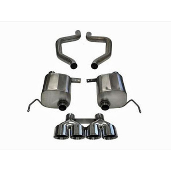 Corsa Performance Dual Rear Exit Axle-Back with Quad 4.5 Inch Tips - Sport Sound Level