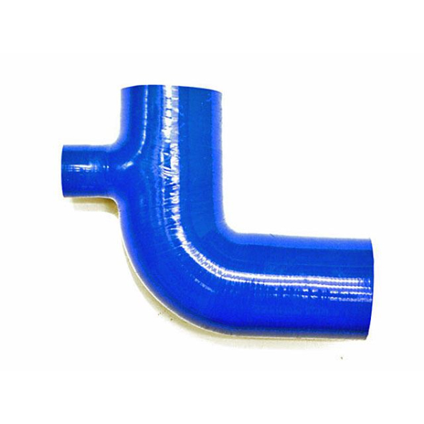 2.25 Inch ID 90 Degree Elbow with 1 Inch Nipple - Silicone