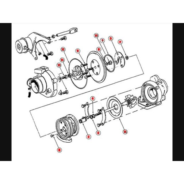 Garrett GT15-GT25 Turbo Rebuild Kit, Including VNT Turbos