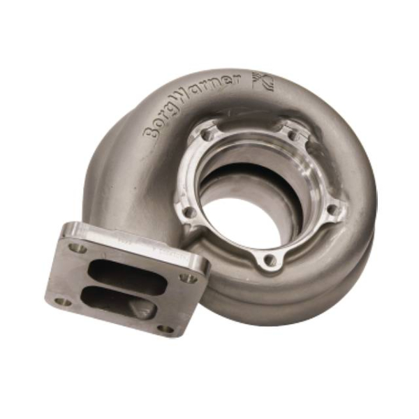 BorgWarner S366 (9180) T4, .91ar, Twin Scroll Turbine Housing