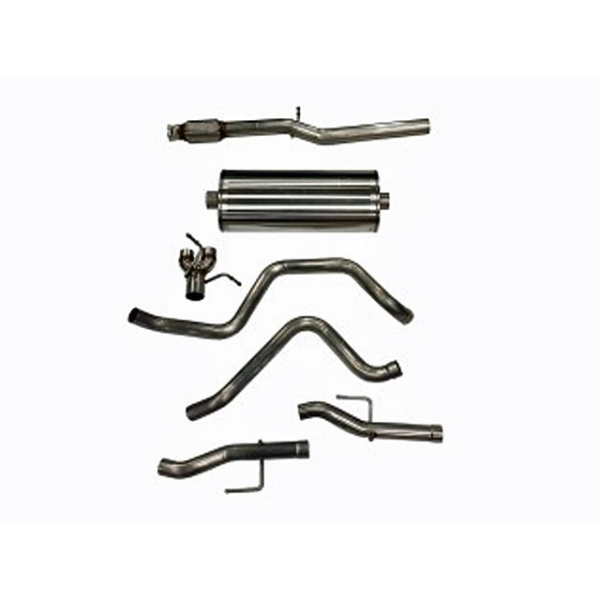 Corsa Performance Dual Rear Exit CatBack - Sport Sound Level No Tips