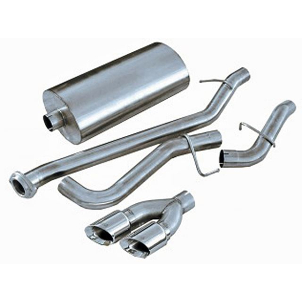 Corsa Performance Single Side Exit Cat-Back with Twin 4.0 Inch Tip - Sport Sound Level