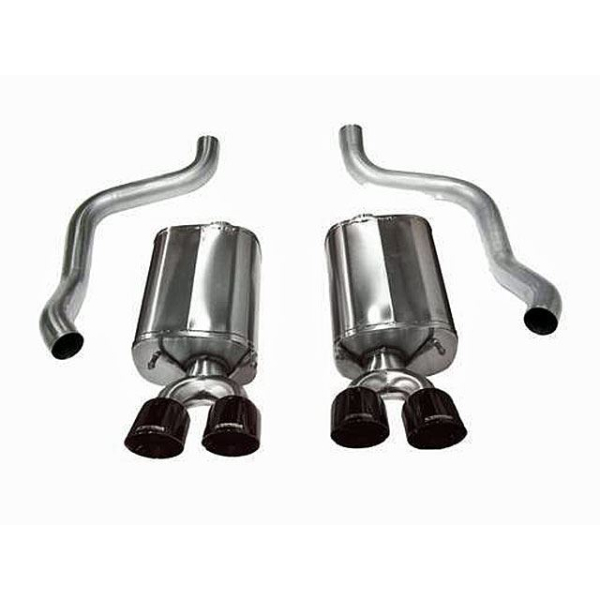 Corsa Performance Axle-Back Exhaust System with Twin 4.5 Inch Tips - Sport Sound Level