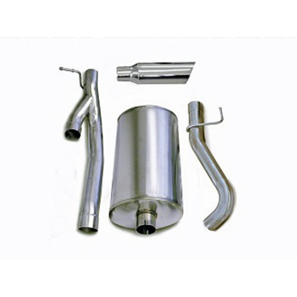 Corsa Performance Single Side Exit Cat-Back with 4.0 Inch Tip - Sport Sound Level