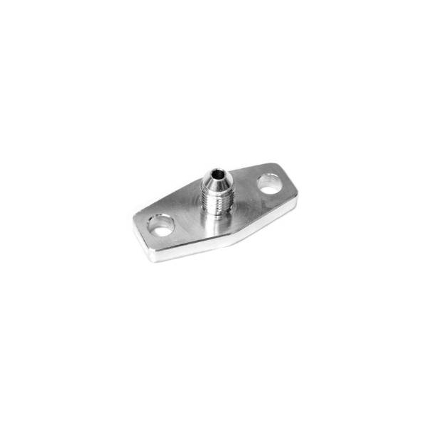 Oil Feed Flange with -4an Male Flare (T3 to GT55), ATP-FLA-020